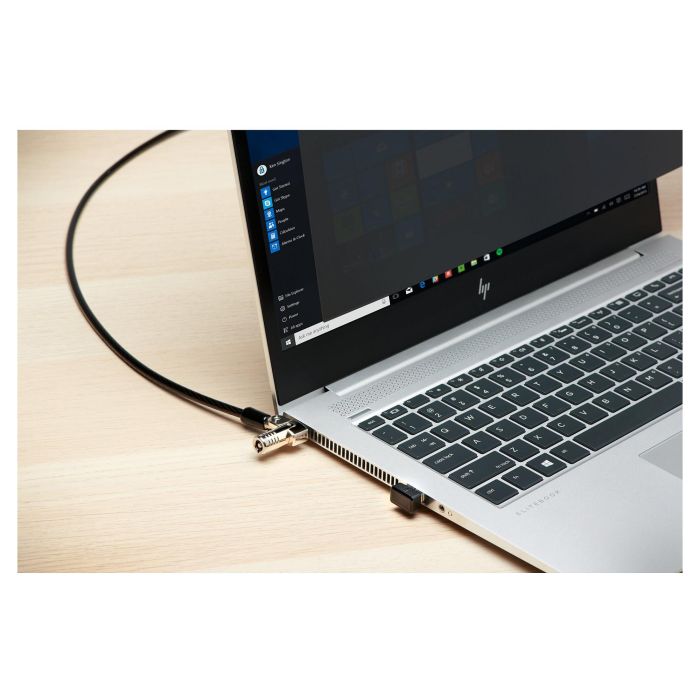 Kensington Candado para Portátil NanoSaver Keyed con Llave, Cable de Acero al Carbono de 1.8m, Negro 5