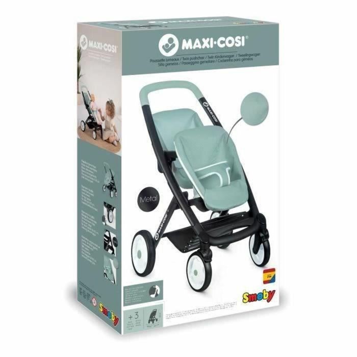 Carrito para Muñecas Smoby Maxi-Cosi Twin 64 cm 4 Carrito para Muñecas Smoby Maxi-Cosi Twin 64 cm 4