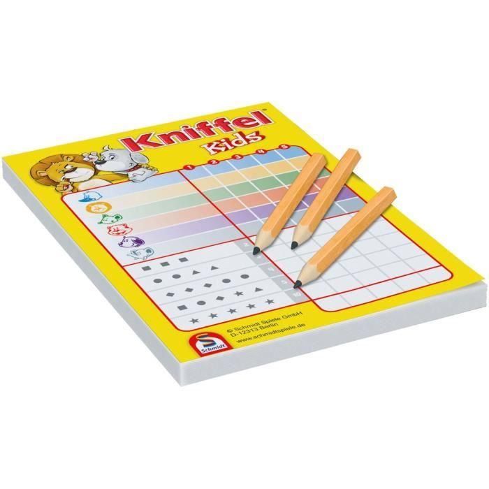 Kniffel Kids - Juego de mesa - SCHMIDT SPIELE 1 Kniffel Kids - Juego de mesa - SCHMIDT SPIELE 1