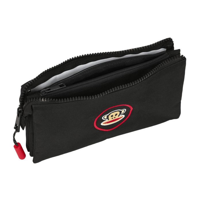 Portatodo Triple Paul Frank Campers Negro (22 x 12 x 3 cm) 1 Portatodo Triple Paul Frank Campers Negro (22 x 12 x 3 cm) 1