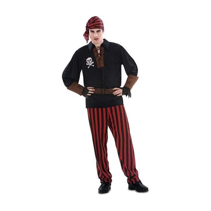 Disfraz bandana pirate pañuelo, camisa, muñequeras, cinturón y pantalón talla XXXL 1 Disfraz bandana pirate pañuelo, camisa, muñequeras, cinturón y pantalón talla XXXL 1