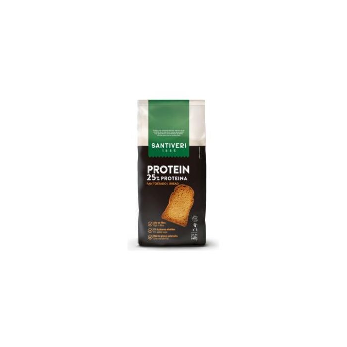 Pan Tostado Proteico 240Gr. Vegan Pan Tostado Proteico 240Gr. Vegan