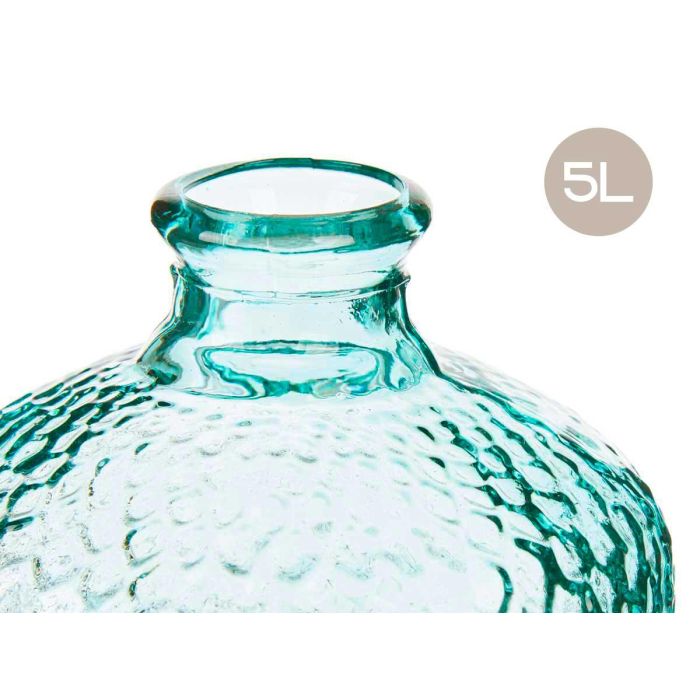 Botella Decorativa Vidrio Primavera Hammered 5L Giftdecor 19X31CM (2 Unidades) 2 Botella Decorativa Vidrio Primavera Hammered 5L Giftdecor 19X31CM (2 Unidades) 2