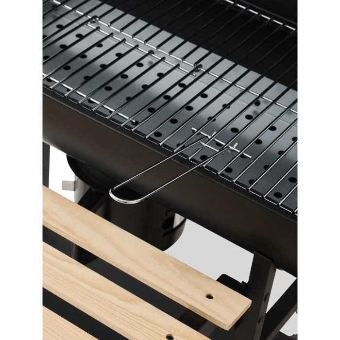 Barbacoa de carbón - CAJA DE COCCIÓN - MIKE EVOLUTION - 142 X 57 X 112 cm - Negro 5