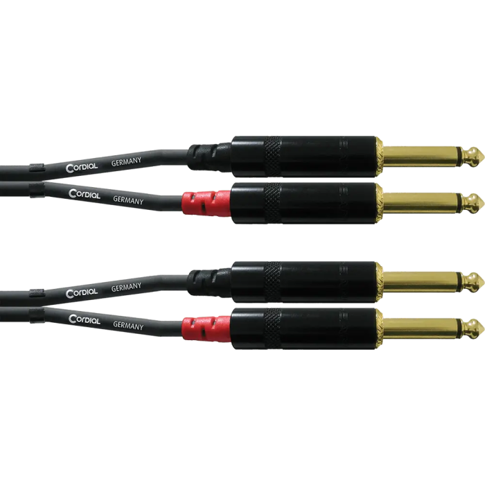Cordial Cable De Audio Jack Mono Doble 3M Cordial 0 Cordial Cable De Audio Jack Mono Doble 3M Cordial 0