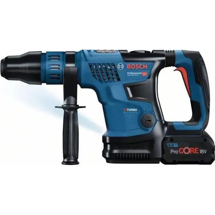 Bosch Professional Martillo Perforador a Batería SDS Max GBH 18V-36 C con 2 Baterías ProCORE 5.5Ah + Cargador GAL 1880 CV Caja Estándar 5
