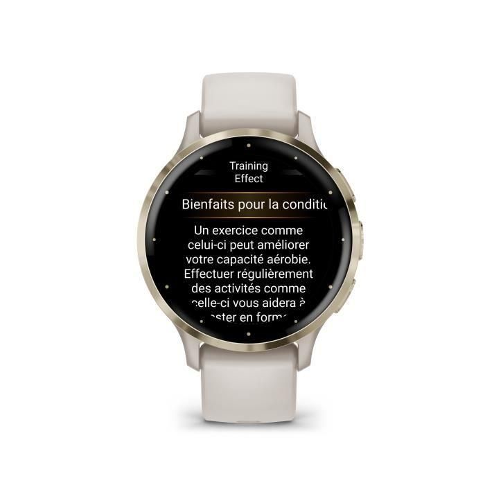 Reloj inteligente con GPS GARMIN Venu 3S, 30,4 mm (1,2"), acero dorado suave, caja color marfil y correa de silicona color marfil. Reloj inteligente con GPS GARMIN Venu 3S, 30,4 mm (1,2"), acero dorado suave, caja color marfil y correa de silicona color marfil.