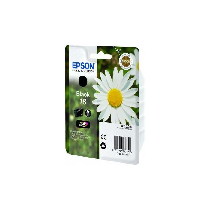 Epson Tinta Negro Expression Home Xp-102-205-305-405 - Nº18 2 Epson Tinta Negro Expression Home Xp-102-205-305-405 - Nº18 2