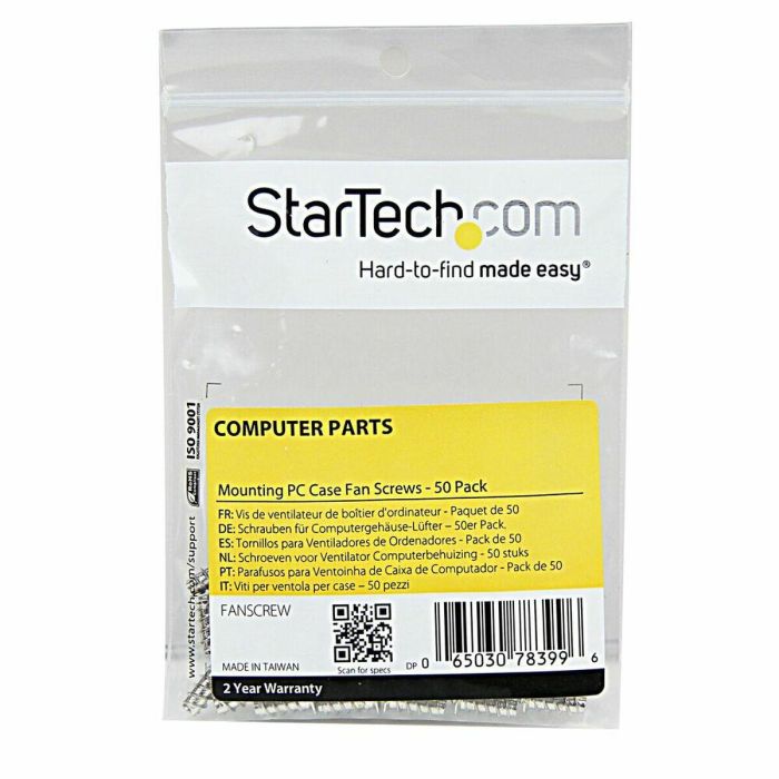 Kit de tornillos Startech FANSCREW 1 Kit de tornillos Startech FANSCREW 1