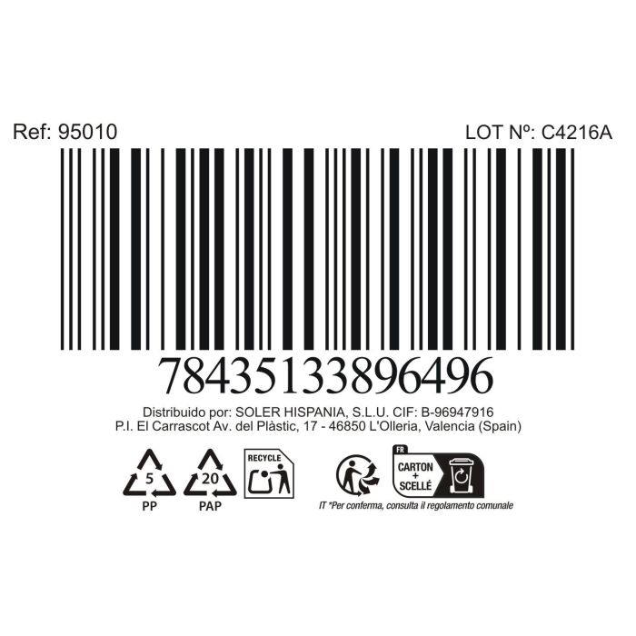 La Mediterranea Bol Blanco "Snack" 14.1 x 8.5 x 4.4 cm 190 ml 2