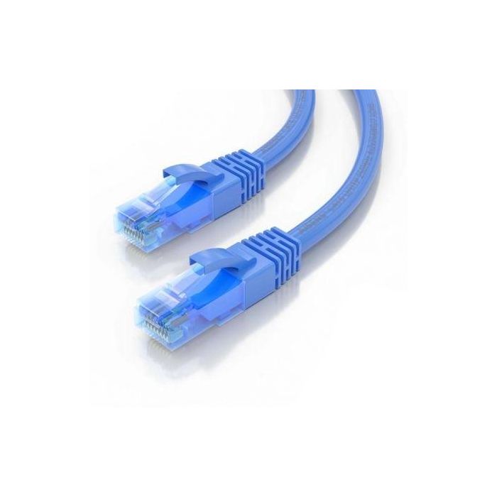 AISENS - CABLE DE RED LATIGUILLO RJ45 CAT.6 UTP AWG26 CCA, AZUL, 5.0M 2