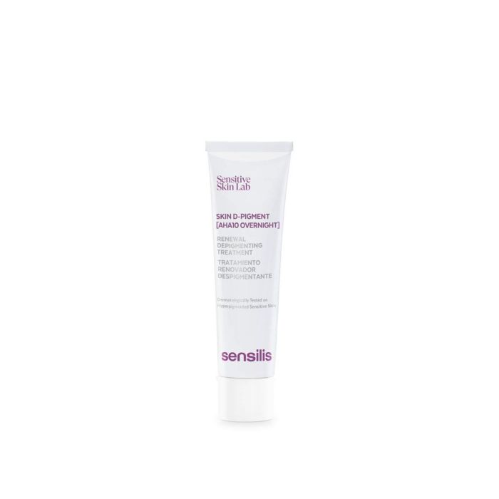 Sensilis SKIN D-PIGMENT AHA10 OVERNIGHT Tratamiento Renovador Despigmentante Antimanchas Piel Sensible Noche 30 ml