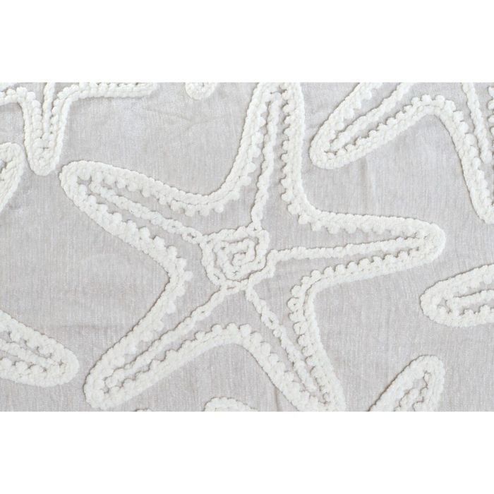 Cojin Mediterraneo DKD Home Decor Beige Blanco 10 x 35 x 60 cm 4