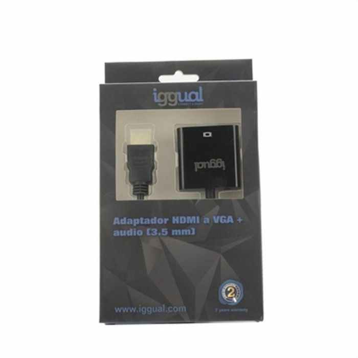 Cable HDMI iggual IGG317303 Negro WUXGA 2