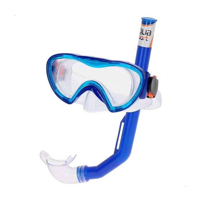 Mascara de buceo con tubo respiración junior en red 19,5x7,5x42cm (+ 7años) - modelos surtidos Mascara de buceo con tubo respiración junior en red 19,5x7,5x42cm (+ 7años) - modelos surtidos