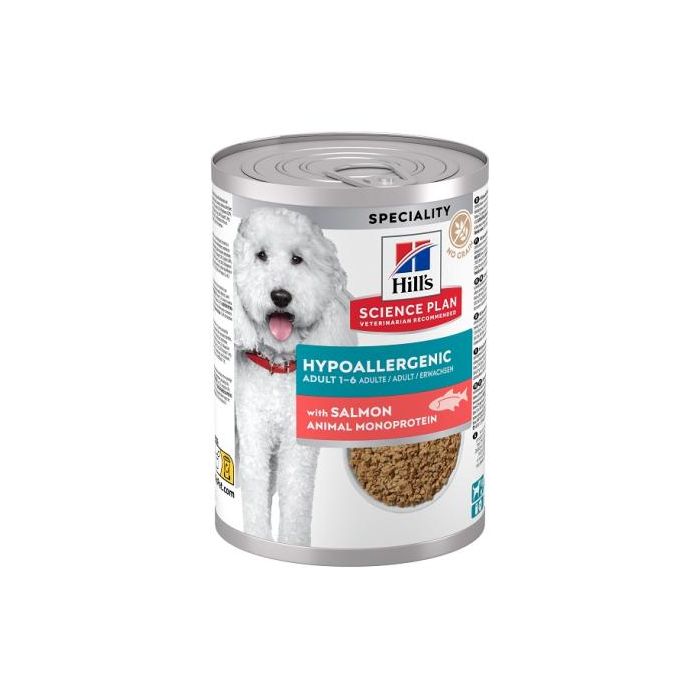 Hill's Pienso para Perros Adultos Hipoalergénico de Salmón - 12 Unidades de 363 g Hill's Pienso para Perros Adultos Hipoalergénico de Salmón - 12 Unidades de 363 g