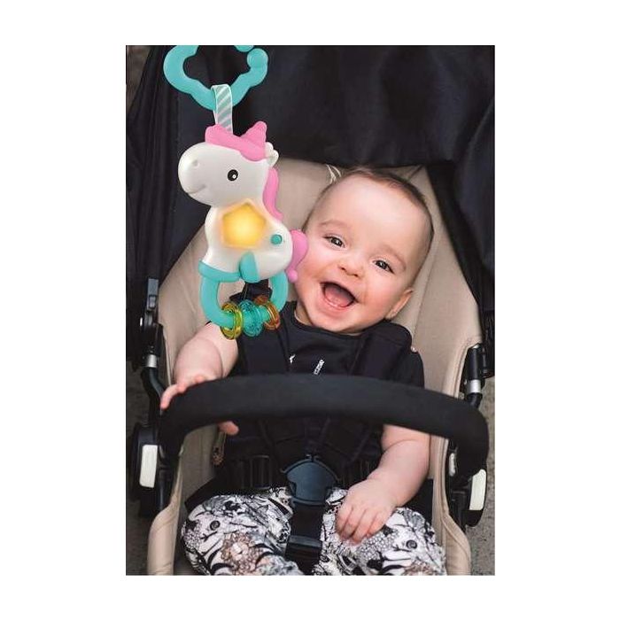 Clementoni Sonajero Unicornio Musical con Sonido 15x22x7cm 10