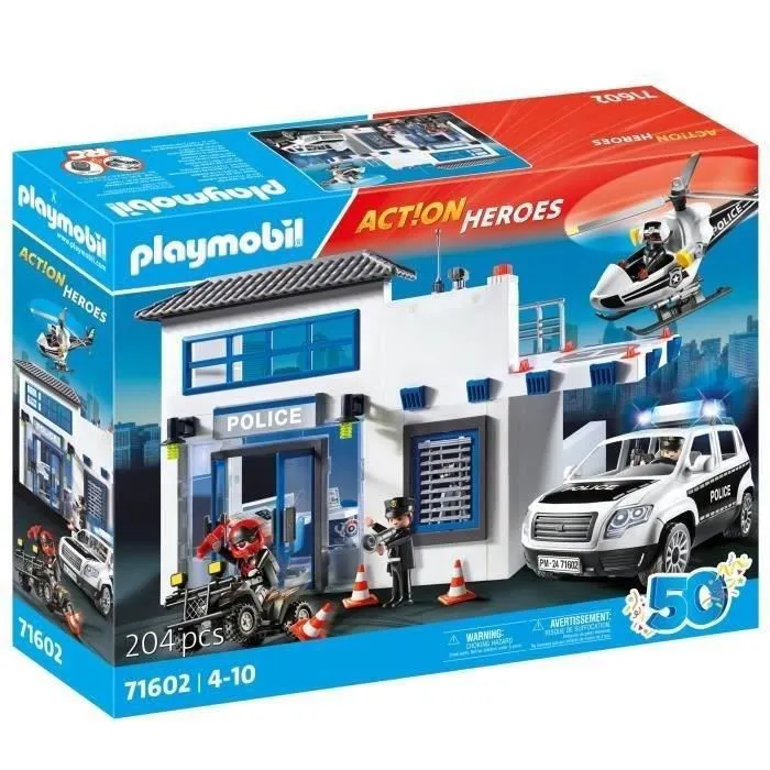 Playmobil - PL71602 - Comisaría de vehículos | Figura de juego y juguete de construcción Playmobil - PL71602 - Comisaría de vehículos | Figura de juego y juguete de construcción