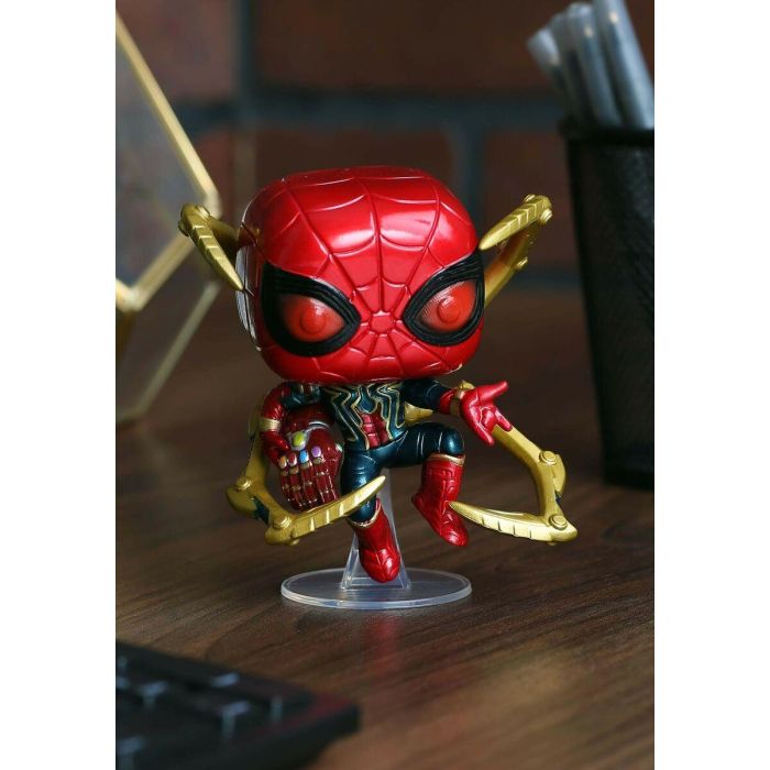 Funko POP! Marvel Vengadores Endgame Iron Spider con Nano Gauntlet Figura Vinilo 9cm 11 Funko POP! Marvel Vengadores Endgame Iron Spider con Nano Gauntlet Figura Vinilo 9cm 11