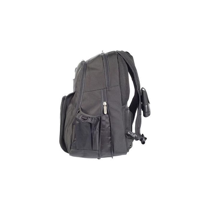 Targus Mochila Traveller Portátil 15.6 Pulgadas Negro con SafePort x D3O y Capacidad Ampliable 3
