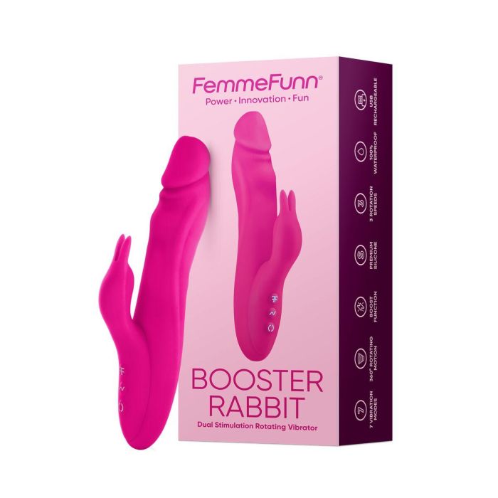 Vibrador Punto G FemmeFunn Rabbit Rosa 7 Vibrador Punto G FemmeFunn Rabbit Rosa 7