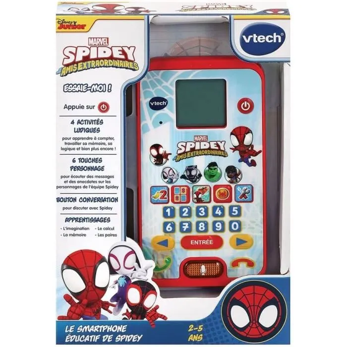 Vtech Spidey Teléfono Inteligente Educativo - Idioma Francés 2