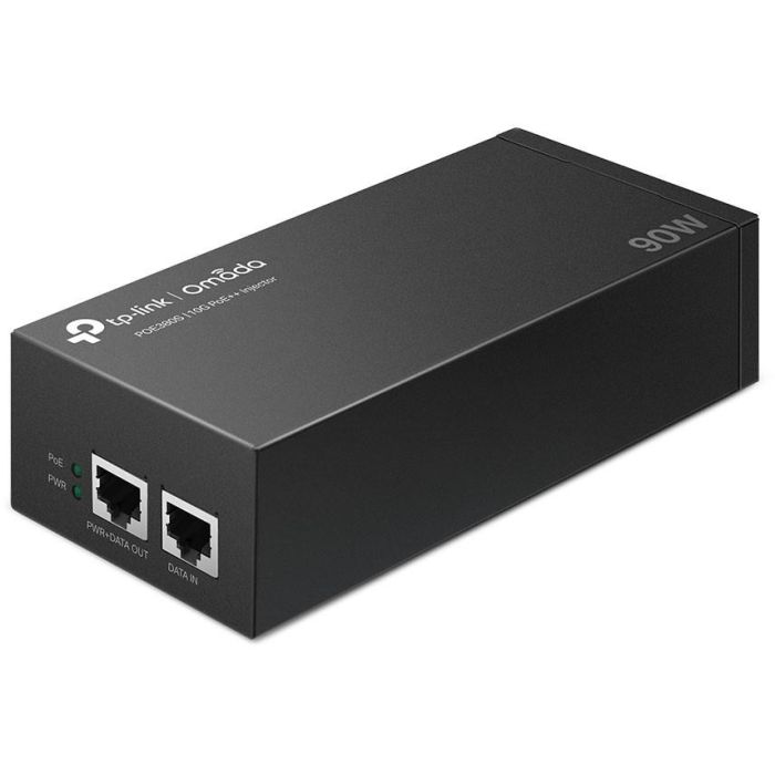 TP-Link POE380S Omada 10G PoE++ Injector Adapter con 2 puertos RJ45 10 Gbps para red Ethernet 1