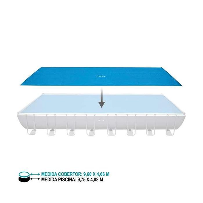 Cubrepiscinas Intex 28018 Rectangular Solar 975 x 488 cm 2