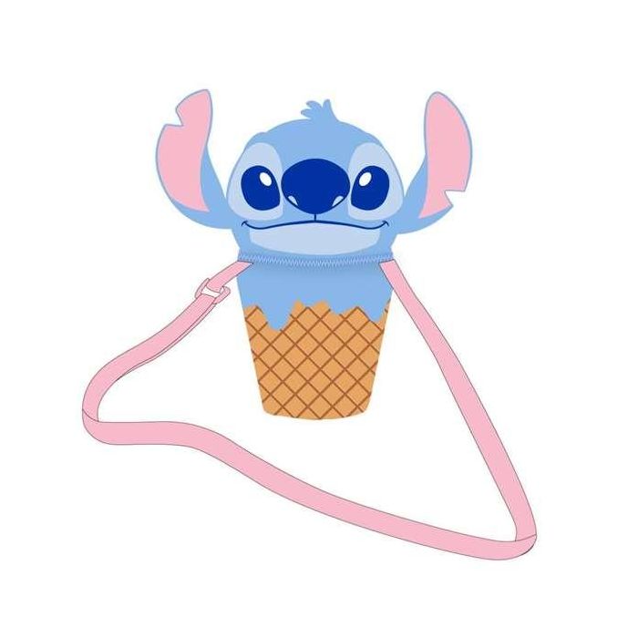 Cerdá Bolso Infantil Stitch Azul con dimensiones 8 x 18 x 8 cm, ideal para niños a partir de 4 años