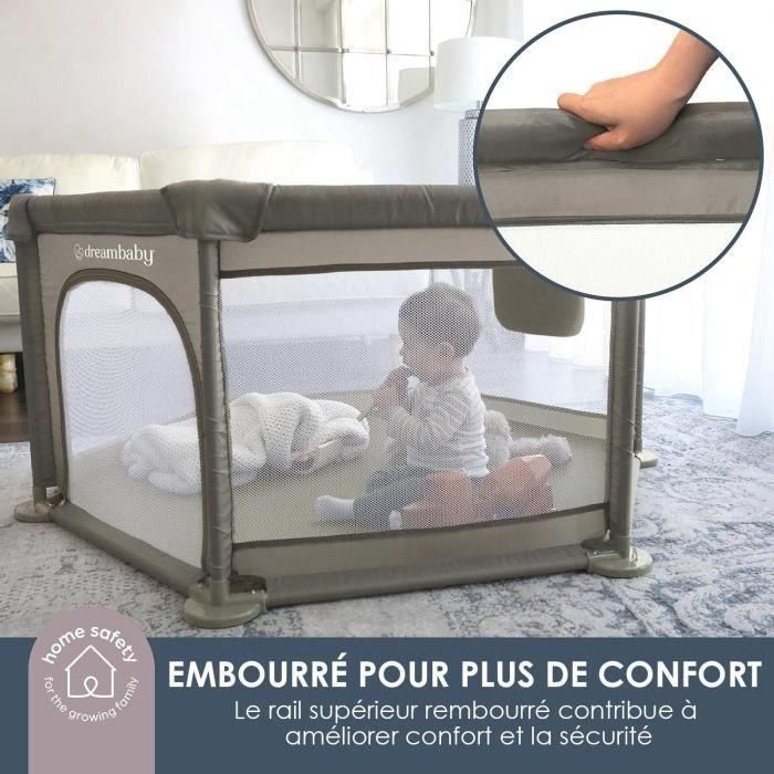 Explore Park - DREAMBABY - 6 lados con base de tela y estructura acolchada - Ø 1,40 m - H 70 cm - Topo 2 Explore Park - DREAMBABY - 6 lados con base de tela y estructura acolchada - Ø 1,40 m - H 70 cm - Topo 2