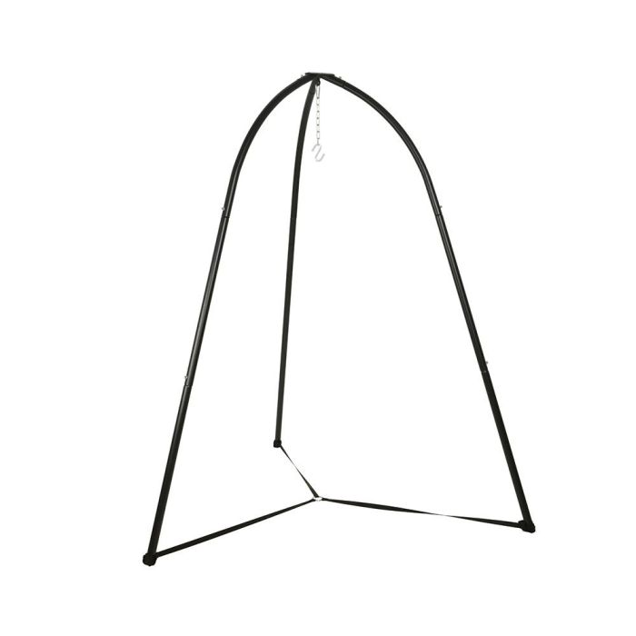 Soporte Columpio Silla Colgante Metal Antracita 168x185x220cm Soporta 120kg 2