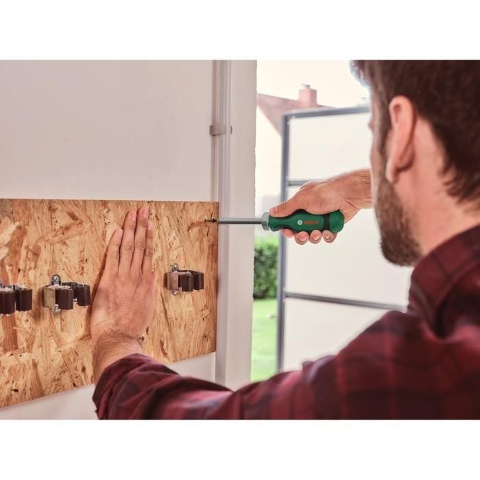 Destornillador de carraca Bosch de 12 puntas 1 Destornillador de carraca Bosch de 12 puntas 1