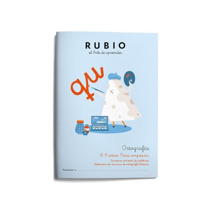Cuaderno Rubio Ortografia 3 Para Empezar 8-9 Años (Set de 5)