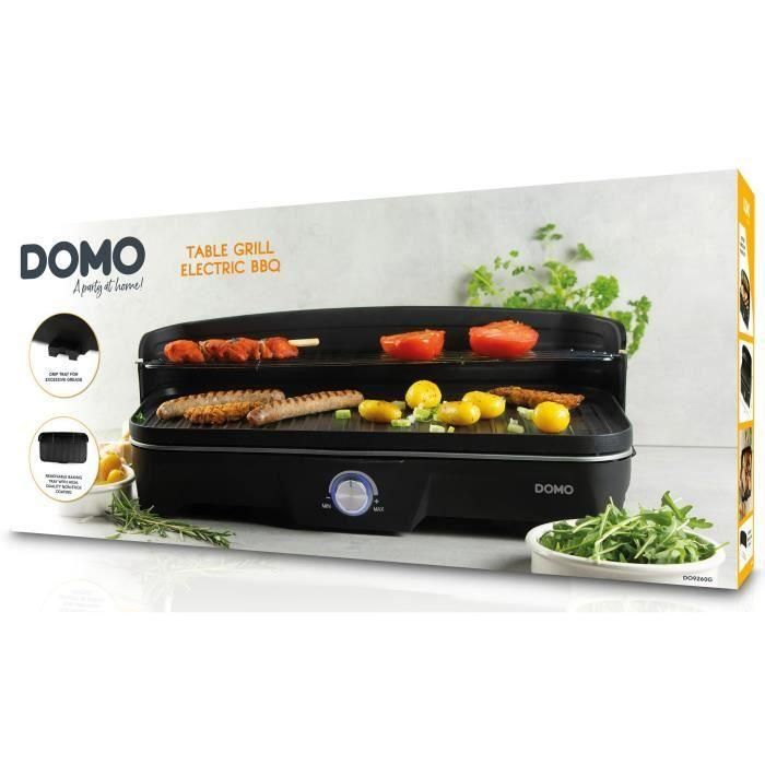 Parrilla de mesa - BBQ eléctrica - DOMO - DO9260G - 2200W 4 Parrilla de mesa - BBQ eléctrica - DOMO - DO9260G - 2200W 4