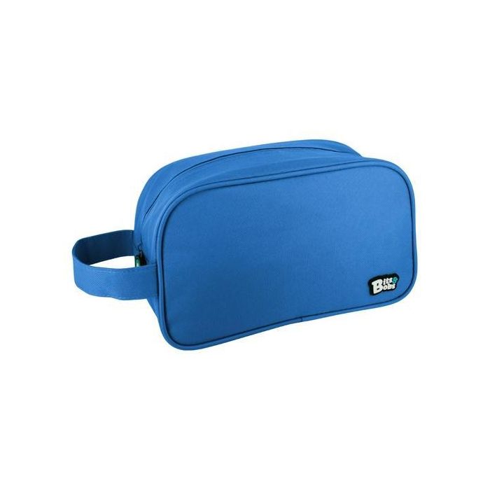 Grafoplás Neceser Cuadrado Bits&Bobs Azul - 28x18x10 cm con Asa y Tira para Colgar Grafoplás Neceser Cuadrado Bits&Bobs Azul - 28x18x10 cm con Asa y Tira para Colgar