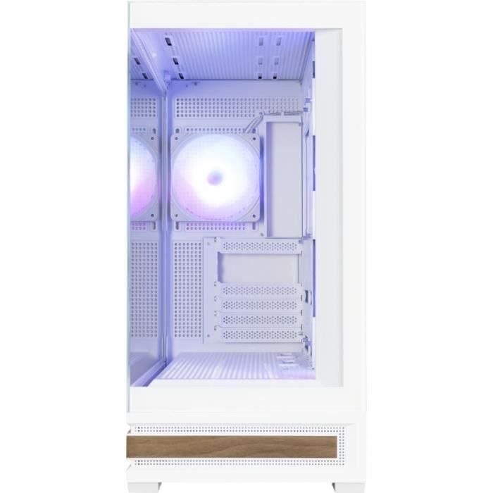 Zalman P40 NAMU WHITE Midi Tower PC Blanco ATX/Micro-ATX/Mini-ITX, Ventiladores Preinstalados, USB 3.2 Gen 1/Gen 2 1