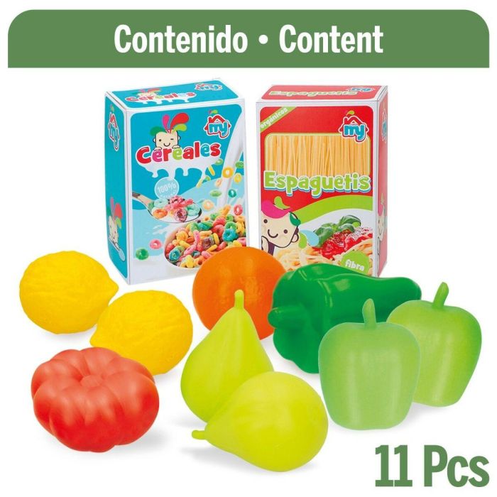 Carro de Compra Colorbaby My Home Juguete 12 Piezas 15 x 10 x 6 cm 8 Unidades 3