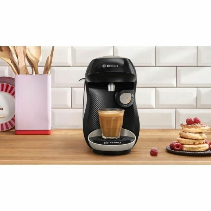Bosch TAS109E Cafetera Tassimo Happy 1400 W 0,7 L Negro y Crema