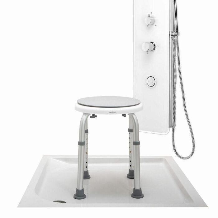 Taburete de Baño Giratorio y Regulable Roshawer InnovaGoods 4 Taburete de Baño Giratorio y Regulable Roshawer InnovaGoods 4
