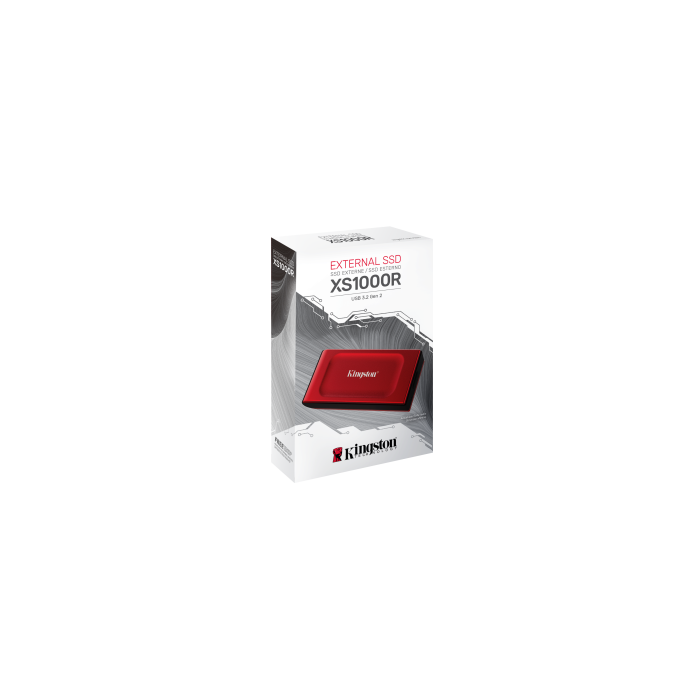 Kingston XS1000 SSD Externo 2TB USB 3.2 Gen2 Rojo Kingston XS1000 SSD Externo 2TB USB 3.2 Gen2 Rojo