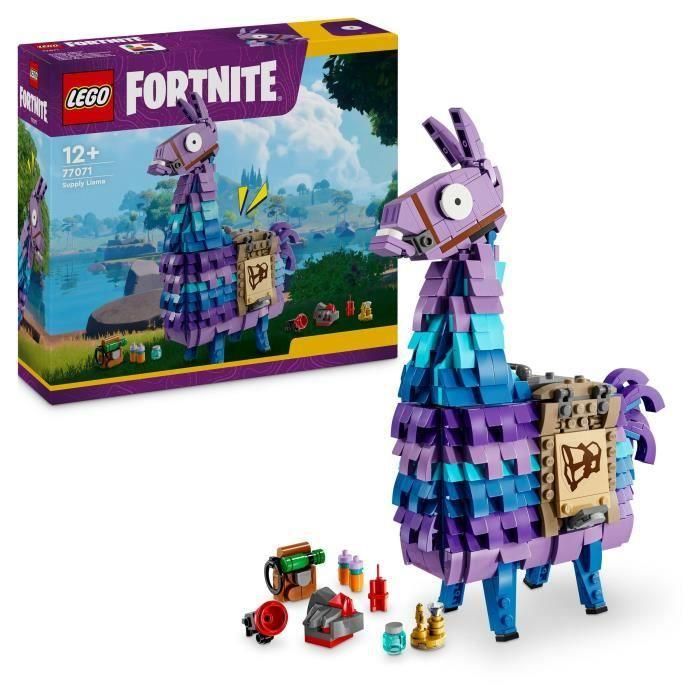 LEGO 77071 Fortnite Llama de Suministros: Set de Minifigura Inspirada en el Videojuego para Adolescentes