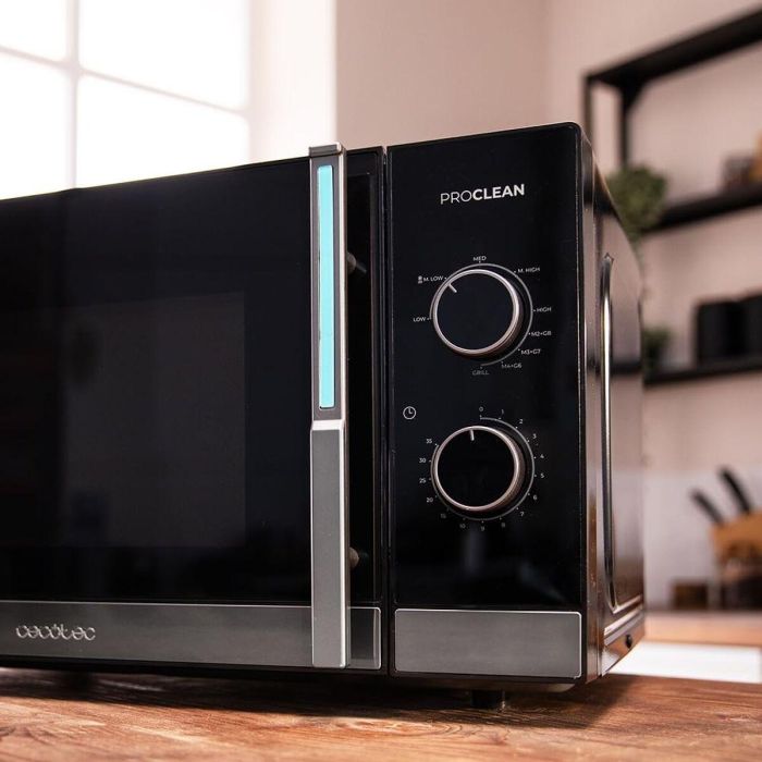 Microondas con Grill Cecotec Proclean 4120 Negro 800 W 23 L 5