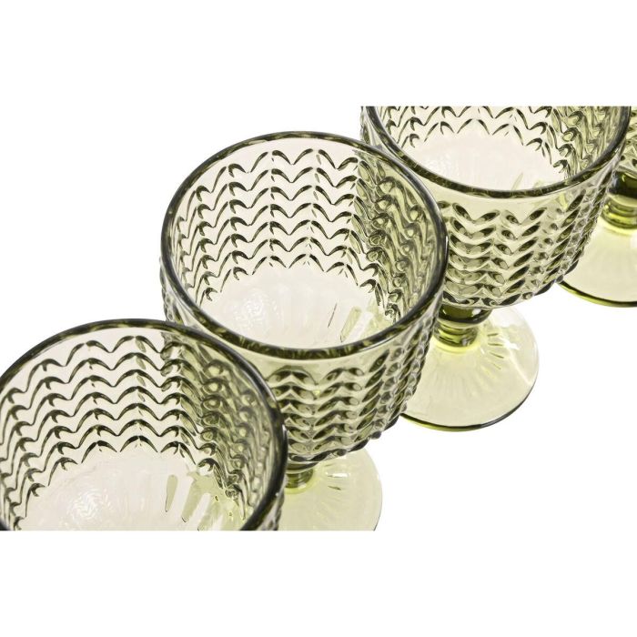 Copa Basicos DKD Home Decor Verde 8.8 x 16.3 x 8.8 cm Set de 6 2 Copa Basicos DKD Home Decor Verde 8.8 x 16.3 x 8.8 cm Set de 6 2