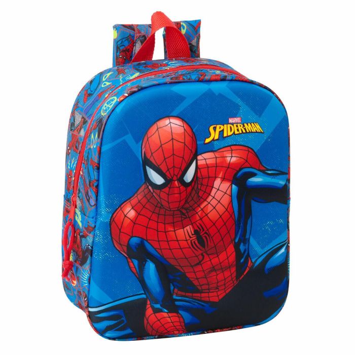 Safta Mochila Guarderia 3D Spider-Man 3D 22x27x10 cm 3