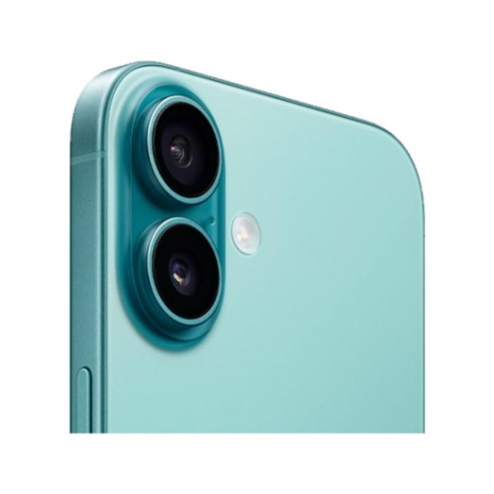 Apple iPhone 16 256GB 6.1" 5G Verde Azulado, Cámara 48MP, Chip A18, Dynamic Island, Resistencia IP68 MYEJ3QL/A 2