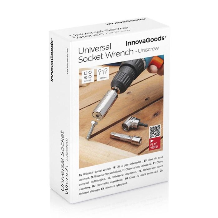 Llave de Vaso Universal con Accesorios Uniscrew InnovaGoods 2 Llave de Vaso Universal con Accesorios Uniscrew InnovaGoods 2