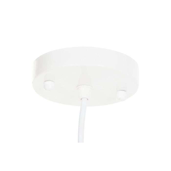 DKD Home Decor Lámpara Colgante de Techo Urban de Ratán Marrón, 40x46x40 cm. Conexión E27, 50W, 1 Bombilla 5