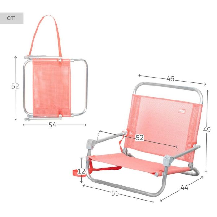 Silla de Playa Aktive 46 x 49 x 44 cm 3 Silla de Playa Aktive 46 x 49 x 44 cm 3