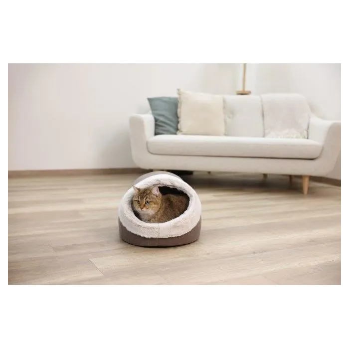 Kerbl Iglú para Gatos JANA - KER4018653387801 - 43 x 54 x 35 cm - Marrón 3