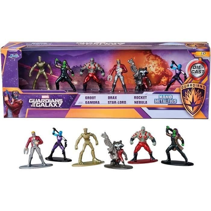 Jada SMO253224002 Marvel Galaxy - Pack de regalo de 4 cm - Figuras coleccionables
